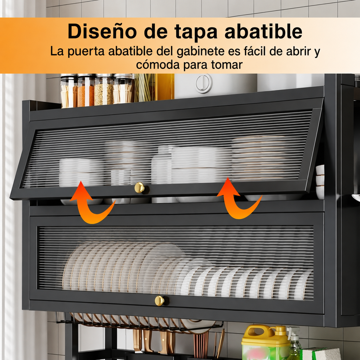 PLATERA CON DOBLE VITRINA