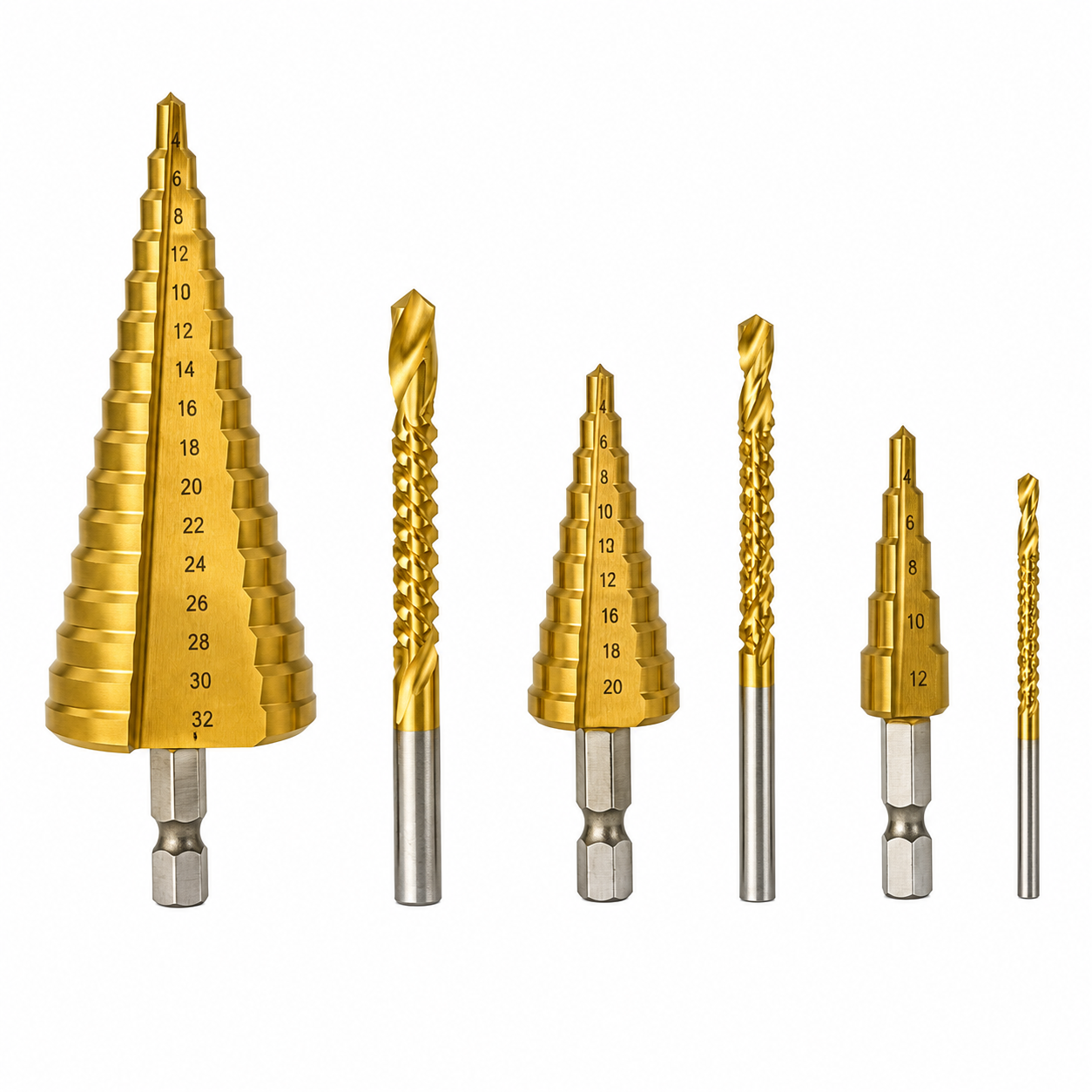 brocas de titanio x6