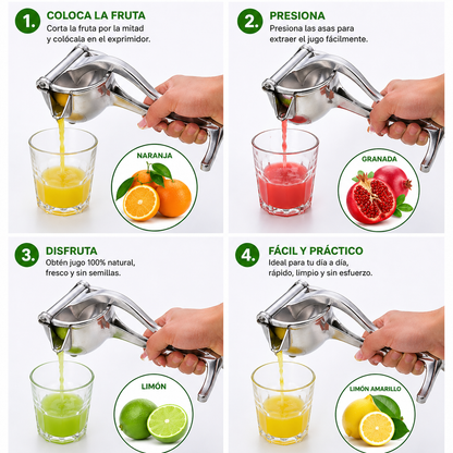 Exprimidor manual de frutas