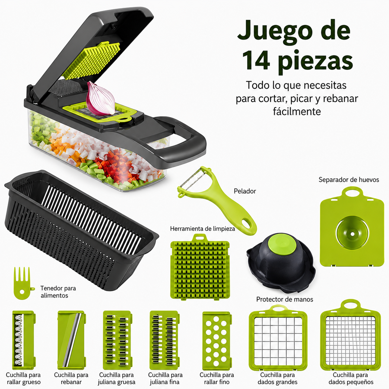 Cortador De Verduras 14 en 1