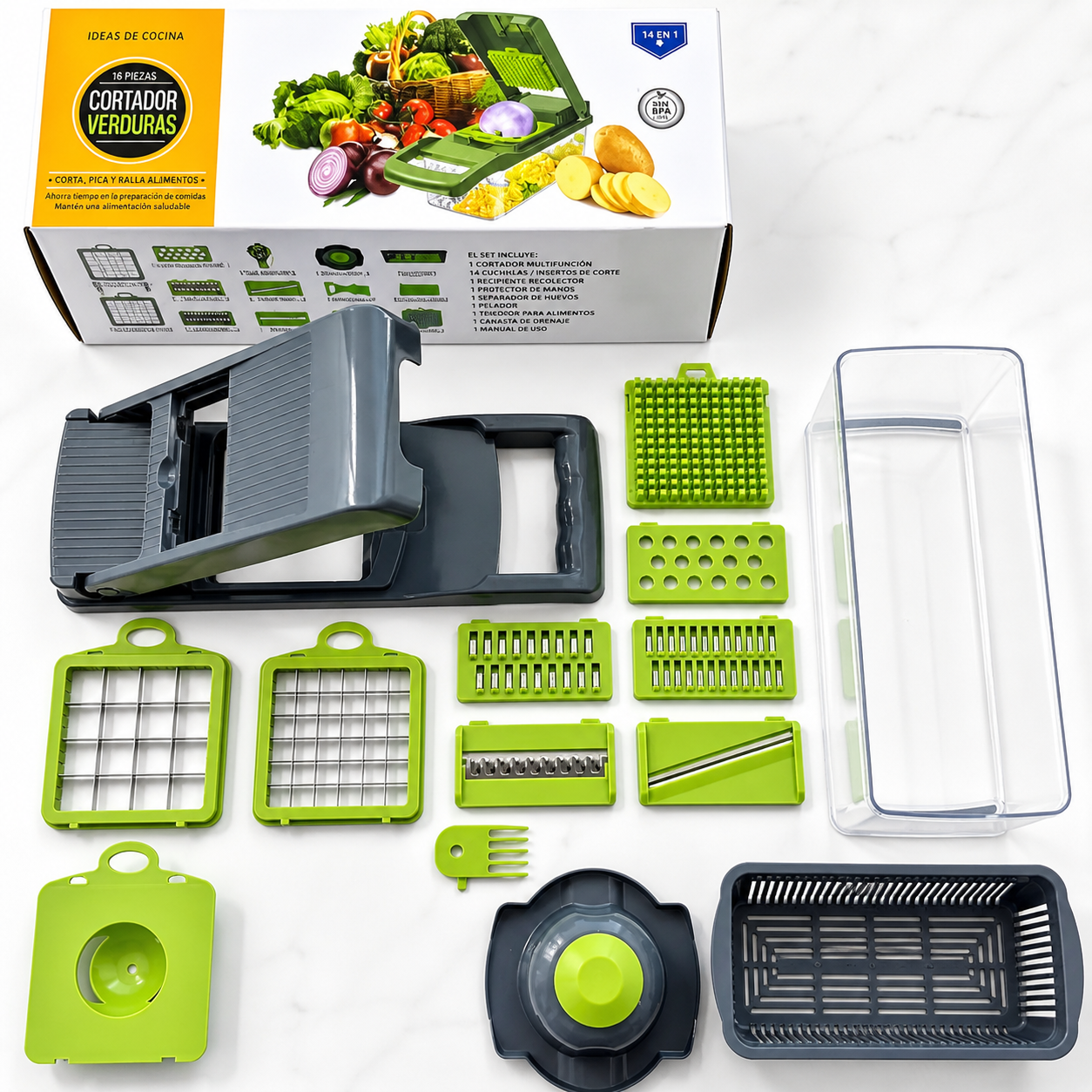 Cortador De Verduras 14 en 1