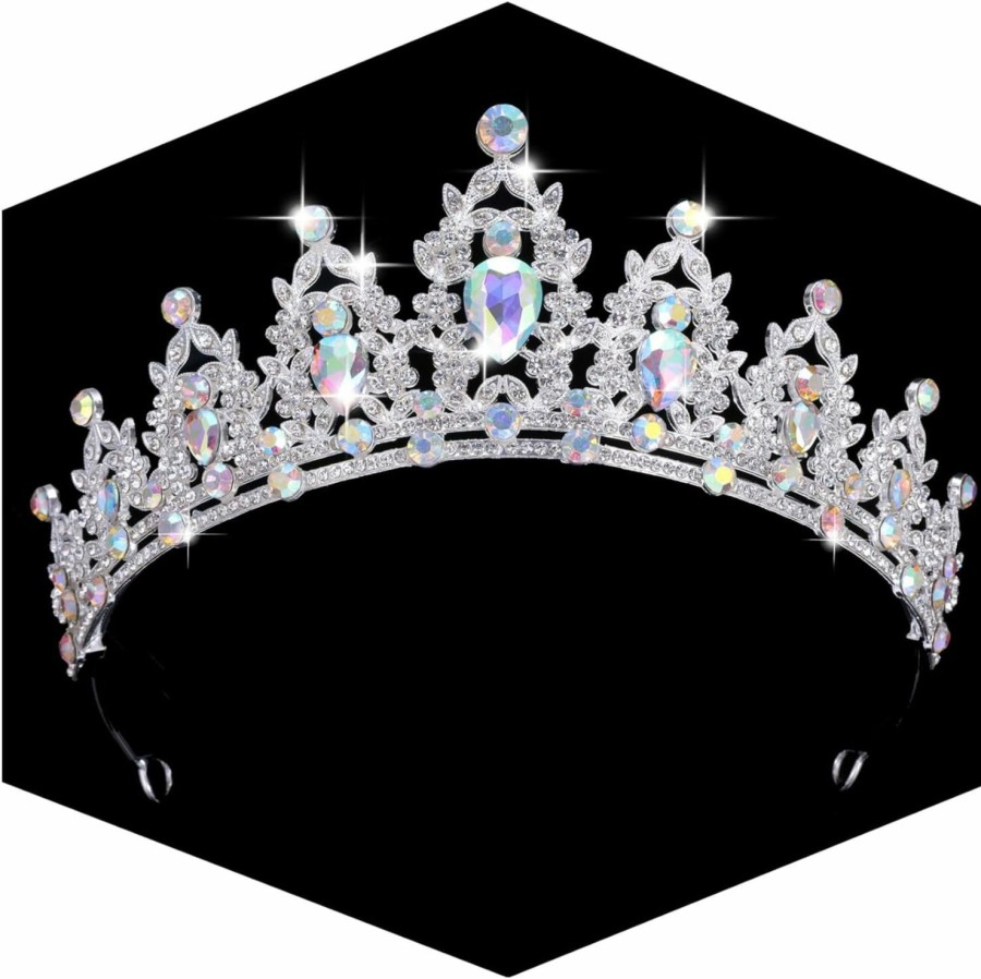 Kamirola Fashion Headbands | Kamirola - Queen Crown And Tiaras Princess Crown For Women And Girls Crystal Headbands For Bridal, Princess For Wedding And Party(01)