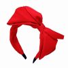 Deghew Fashion Headbands | Deghew Red Polka Dot Bow Headbands Cute Headbands Hair Accessories For Women And Girls (Wave Dot Red)