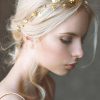 Yean Fashion Headbands | Yean Bride Wedding Hair Vine Headband Gold Leaf Bridal Accessories For Women (Gold) (Gold)