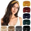 Huachi Fashion Headbands | Huachi Headbands For Women Fashion Turban Head Bands Twist Hair Bands For Women'S Hair Non Slip Thick Headbands Short Hair Accessories For Women