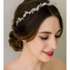 SWEETV Fashion Headbands | Sweetv Rhinestones Bridal Headband Silver Crystal Wedding Headpieces For Brides Hair Pieces For Bridesmaid Flower Girl Hair Accessories