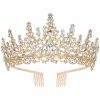 CURASA Fashion Headbands | Curasa Silver Tiara And Crowns For Women Crystal Queen Crown, Wedding Tiaras For Bride Princess Crown For Little Girls Headpiece For Bridal Birthday Party Prom Halloween Pageant