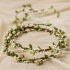 HJYHYN Fashion Headbands | Uongeod Hjyhyn Flower Crown (2 Packs) Boho Flower Wreath Artificial Floral Crown Bridal Headpiece Greenery Crown For Wedding Ceremony Party Festival