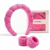 Ayesha Fashion Headbands | Ayesha Spa Headband For Women Sponge Headband For Washing Face Clouds Soft Hairband Skincare Makeup Headbands For Women Girls Shower Makeup Skincare (Pink)