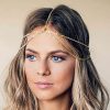 Brinie Fashion Headbands | Brinie Boho Head Chain Jewelry Gold Headpiece Small Coins Hair Chains Festival Halloween Head Jewelry For Women And Girls