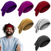 SATINIOR Fashion Headbands | Satinior 6 Pieces Uni Spandex Dreadlocks Bands Elastic Long Hair Dreads Head Wraps Braids Bonnet Tubes Solid Colors Tube Headbands For Men Women Hair, (Classic Color)