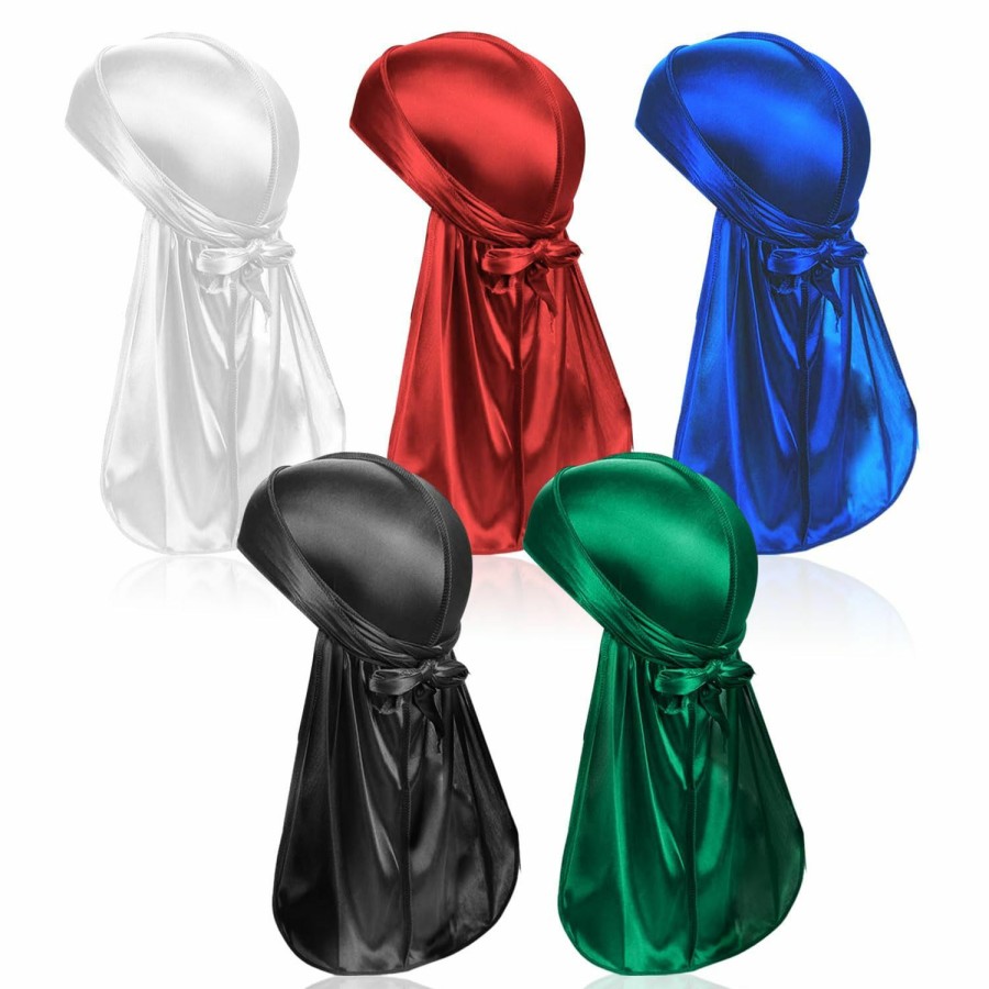 Sopurrrdy Fashion Headbands | Silky Durags, Silk Durag For Men Women Waves, Silk Durag Pack, Silky Satin Durag For 360 Waves (Multicolor)