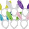 Amazon Fashion Headbands | Giftexpress Assorted Color Bunny Ears - Plush Easter Rabbit Ear Headbands - Bulk Party Costume Headwear For Adults & Kids