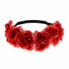 Love Sweety Fashion Headbands | Love Sweety Rose Flower Headband Floral Crown Mexican Hair Wreath (Christmas)