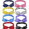 Hicarer Fashion Headbands | Hicarer Bandana 8 Pcs Retro Print Headbands Paisley Print Headband Headwrap For Girls And Women Knot Headbands