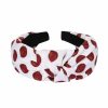 ZITULRY Fashion Headbands | Zitulry Knotted Headbands For Women Basketball Football Baseball Printed Wide Top Knot Headband Sport Hairband Party Game Hair Accessories Funny Gifts For Women Girls (A Baseball Headbands)