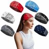 Styla Hair Fashion Headbands | Styla Hair Solid Headband For All Hair Types 6 Pack Wide Headbands For Women In Soft Stretch Fabric For All Day Wear Trendy & Stylish Headbands For Women'S Hair (Black)