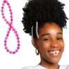 bunzeebands Fashion Headbands | Bunzeebands Adjustable Length Hairband | Long Cushioned Headband Ties For Women With Thick, Braided, Kinky, Curly, Natural Hair | Extra Stretchy, No-Slip Design (Black 1-Pack)