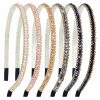 Cinaci Fashion Headbands | Cinaci 6 Pack Decorative Sparkly Glitter Crystal Rhinestone Headbands Bling Beaded Hair Bands Accessories For Women Girls