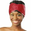 DONNA Fashion Headbands | Donna Mesh Wrap 1Pc Velcro Mesh Wrap Headband, Silk Wraps, Mesh Wrap For Women'S Hair For Face Wash For Makeup Hair Accessories Headbands, Hair Wraps For Black Women Mesh Wrap Black