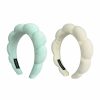 KVZVK Fashion Headbands | Kvzvk 2 Pack Sponge Spa Makeup Headband, Puffy Spa Headband Skincare Headband For Women Face Washing, Makeup Removal, Shower, Skincare