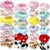 Janmini Fashion Headbands | Janmini 36 Pcs Face Wash Headband Wristband Set Bulk Winter Gift Facial Makeup Headbands Spa Headband And Flannel Face Wash Wristbands12 Pcs Hairband 24 Pcs Wristbands For Girls(Solid)