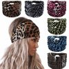 Olbye Fashion Headbands | Olbye Headbands For Women Wide Boho Headband Knotted Turban Head Bands Elastic Non Slip Hairbands Floral African Head Wraps Workout Yoga Sweatbands Cotton Head Scarfs Bohemian Hair Accessories For