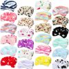 Jexine Fashion Headbands | Jexine 24 Pcs Facial Spa Headband Makeup Headbands Bulk Bow Hair Head Band Fluffy Plush Spa Headband For Women Washing Face Spa Shower Cleansing (Minimalist Style)