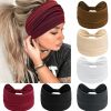 PROPOG Fashion Headbands | Propog Wide Headbands For Women, Head Bands For Women'S Hair Elastic Turban Headband Boho Head Wraps Yoga Hair Bands African Hair Accessories