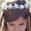 fxmimior Fashion Headbands | Fxmimior Dainty Head Piece Flower Girl Wedding Crystal Headband Hair Accessories Headwear For Women And Gilrs