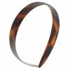 Parcelona Fashion Headbands | Parcelona French Wide 3/4\" Tortoise Shell Brown Celluloid Headband Women Hair Accessories, Made In France