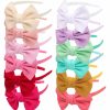 WJYX BOWS Fashion Headbands | 12Pcs Girls Bows Headbands Hairbands Hair Accessories For Kids Children Teens Toddlers Woman