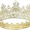 COCIDE Fashion Headbands | Cocide Crown For Women Crystal Queen Crowns And Tiaras Girls Full Round Wedding Headband Hair Accessories For Birthday Pageant Prom Bridal Party Halloween Costume