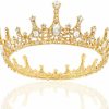 NODG Fashion Headbands | Nodg Gold Crowns For Women Gold Queen Tiaras For Women Crystal Wedding Crown For Women Vintage Birthday Tiaras For Women Party Hair Accessories