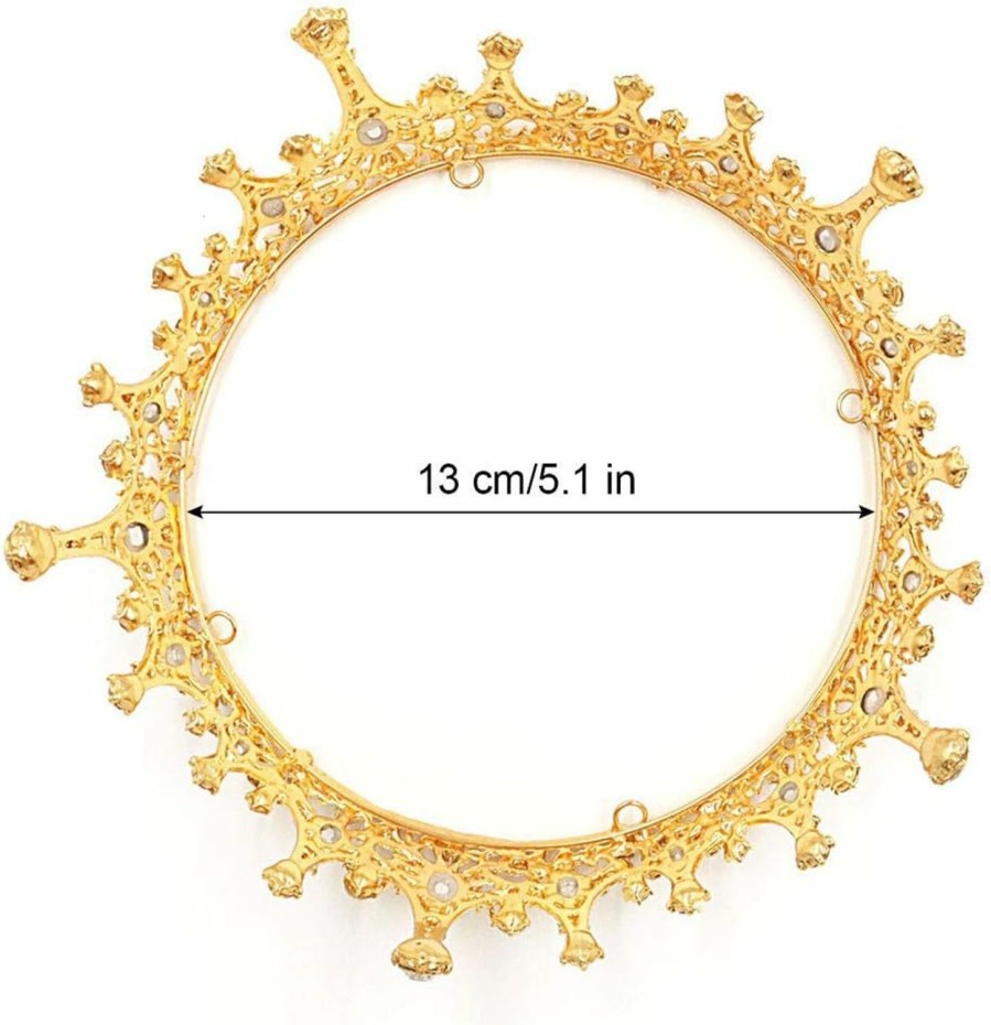 NODG Fashion Headbands | Nodg Gold Crowns For Women Gold Queen Tiaras For Women Crystal Wedding Crown For Women Vintage Birthday Tiaras For Women Party Hair Accessories