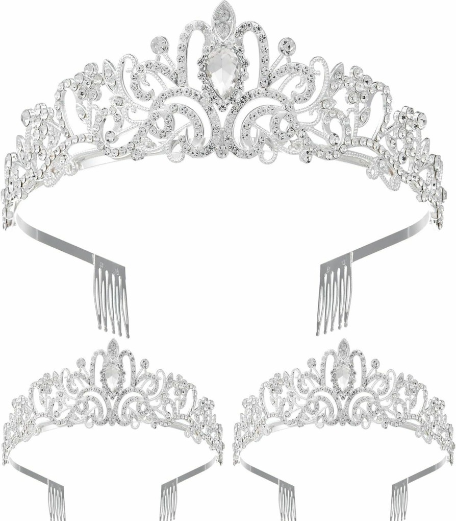 Zerenfy Fashion Headbands | Sparkling Crystal Princess Tiaras For Women Girl Crown Queen Headband Fashion Headpiece For Wedding Birthday Bride Bridal Prom Party Halloween Costume Christmas Hair Accessories Valentines Mothers Day Gifts