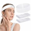 Nujzuir Fashion Headbands | Nujzuir 100 Pieces Disposable Facial Headbands For Women Individual Wrapped Elastic Makeup Head Band Headwraps For Facials Skincare Spa