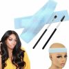 FRX Fashion Headbands | Transparent Silicone Non Slip Wig Grip Head Band For Women Men, Comfort Elastic Silicone Wig Fix Wig Grip Headbands To Hold Wigs Frontal Sports And Yoga (Transparent Color)