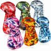 Tarpop Fashion Headbands | 6 Pcs Silky Durag With Long Tail And Wide Straps Colorful 360 Waves Doo Rags Durag Cap For Men And Women Hip Hop Rapper