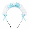 C-ZOFEK Fashion Headbands | C-Zofek Women'S French Maid Headband Ribbon Lace Kawaii Headwear Headpiece For Halloween Cosplay Costume