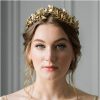 Chmier Fashion Headbands | Chmier Bridal Headband Leaf Vine Headband Leaf Crown Leaf Tiara Wedding Headpiece Bridesmaid Prom Festival Hair Accessories For Women And Girls