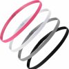 Sumind Fashion Headbands | Sumind 4 Pieces Thick Non-Slip Elastic Sport Headbands Football Hair Headbands For Women And Men