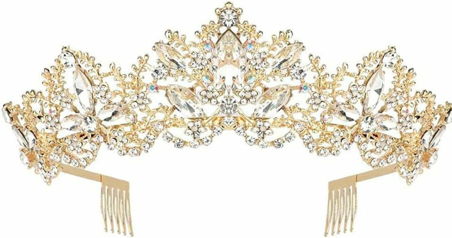 Didder Fashion Headbands | Wedding Tiaras For Women, Didder Crystal Tiara Princess Crown For Women