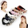 OAOLEER Fashion Headbands | Oaoleer 6 Pack Pearl Headbands For Women With Vintage Elastic Knotted Wide Hair Bands