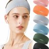 Jesries Fashion Headbands | Women'S Workout Headbands Non Slip Sport Sweatbands Yoga Hairbands For Travel Fitness Athletic Elastic Moisture Wicking For Girls