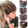 YONUF Fashion Headbands | Yonuf Wide Headbands For Women Knotted Headband African Womens Head Wraps Stretchy Hair Accessories Bands Tie Dye 4 Pack