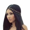 Missgrace Fashion Headbands | Missgrace Women Bohemian Gold Head Chain Headband Bridal Head Chain Wedding Headpiece Hair Jewelry Accessories For Bridal And Girl Hair Accessories