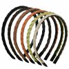 WOVOWOVO Fashion Headbands | Wovowovo 6 Packs Braided Headbands For Women Girls, 1Cm Thin Flexible Headband With Teeth Comb, Non Slip Fashion Head Band Hairbands Hair Accessories