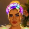 BARTOSI Fashion Headbands | Bartosi Light Up Headbands Led Glowing Headband Flash Hair Band Laser Hair Hoop For Nightclub Party Festival Costume Headwear Rave Hair Accessories For Women And Girls