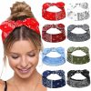 Tobeffect Fashion Headbands | Tobeffect Headbands For Women Non Slip For Short Hair. Yoga Workout Running Sport Elastic Hair Bands For Women'S Hair Twist Turban Hair Wrap For Girls